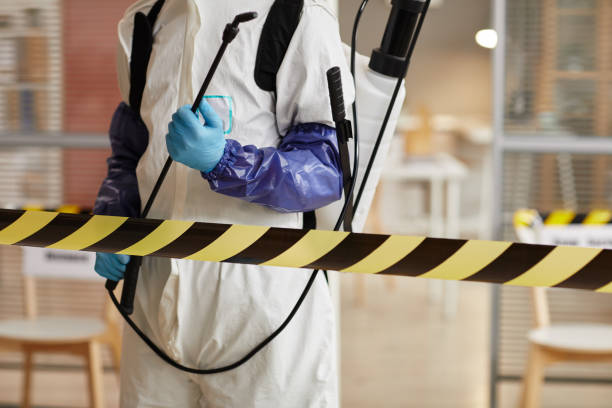 Professional Biohazard Cleanup technician working in Helotes, TX